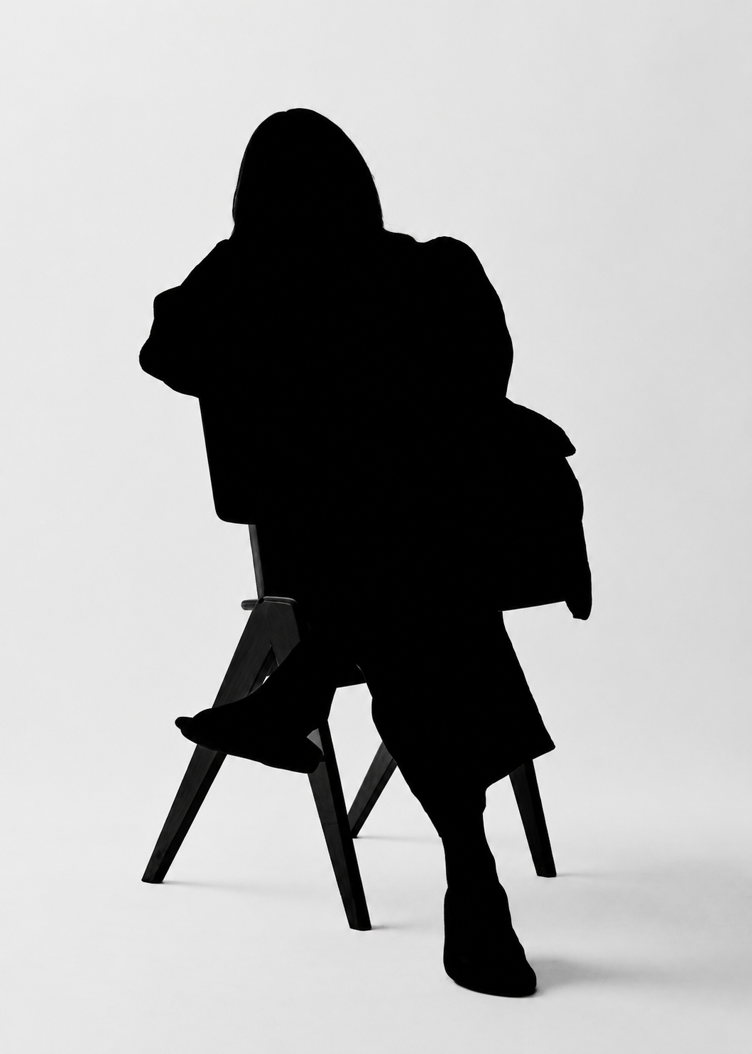 Silhouette of a founder at the Victoria, BC waterfront
